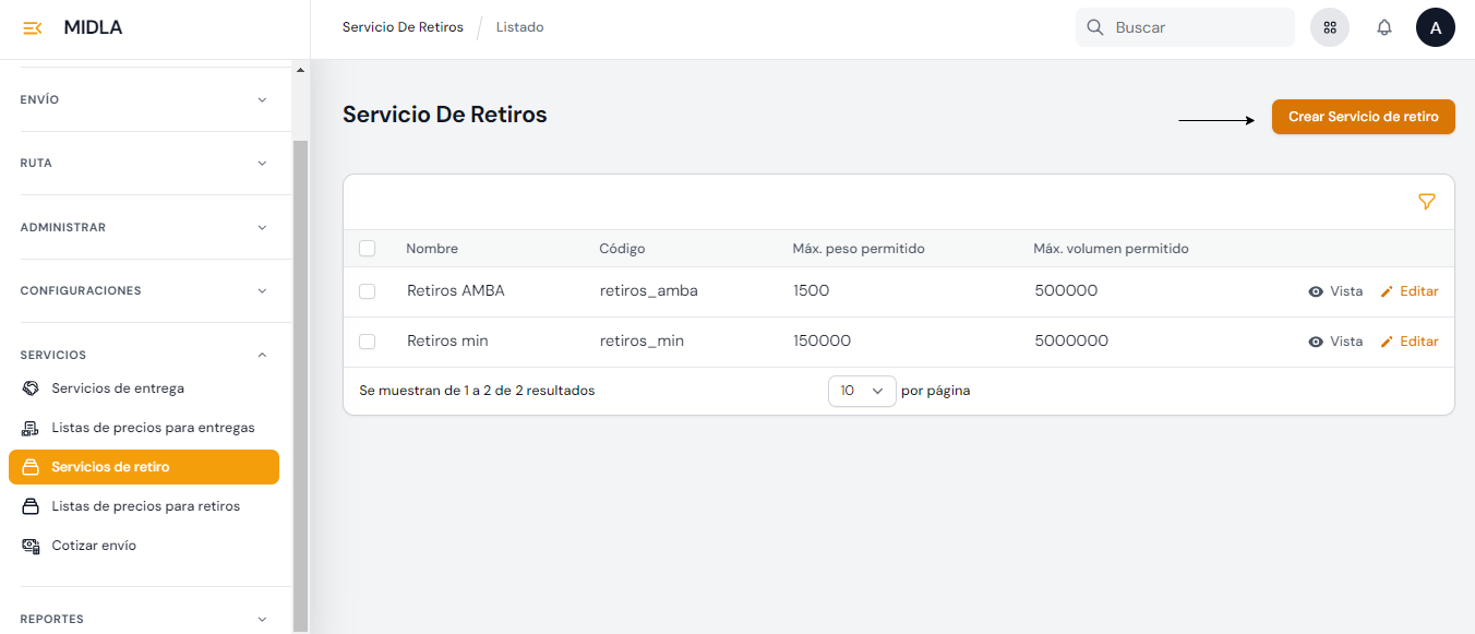 Ir a Zonas y hacer clic en Crear Zona Ir a Zonas y hacer clic en Crear Zona